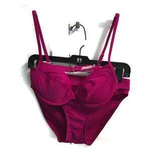 VICTORIA SECRETS Fuchsia Bikini - Top 34B Medium Bottom